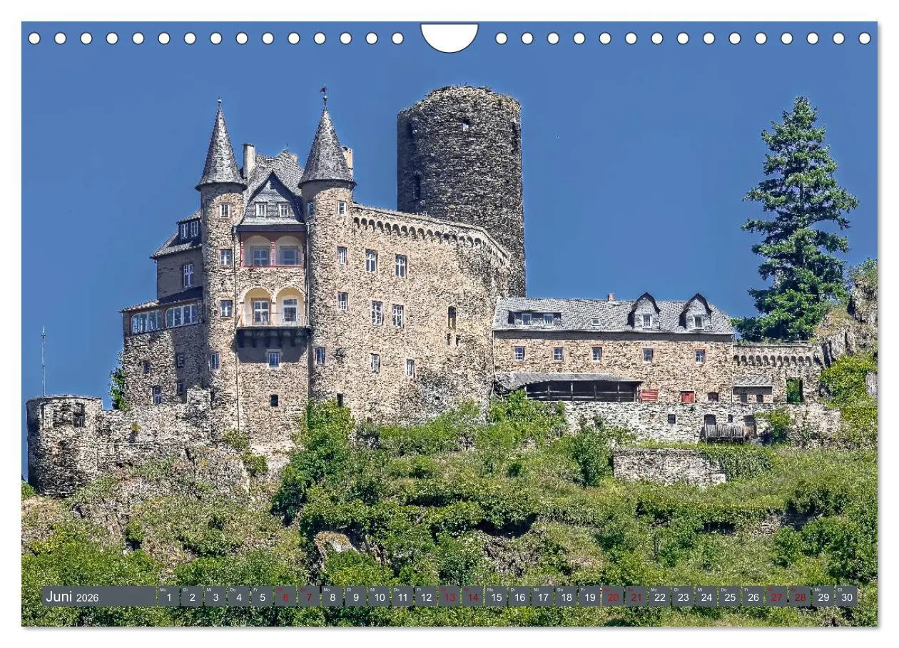 Bild: 9783457938973 | Burgen der Rheinromantik (Wandkalender 2026 DIN A4 quer), CALVENDO...