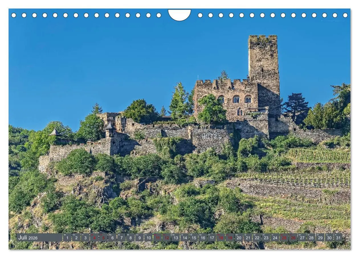 Bild: 9783457938973 | Burgen der Rheinromantik (Wandkalender 2026 DIN A4 quer), CALVENDO...
