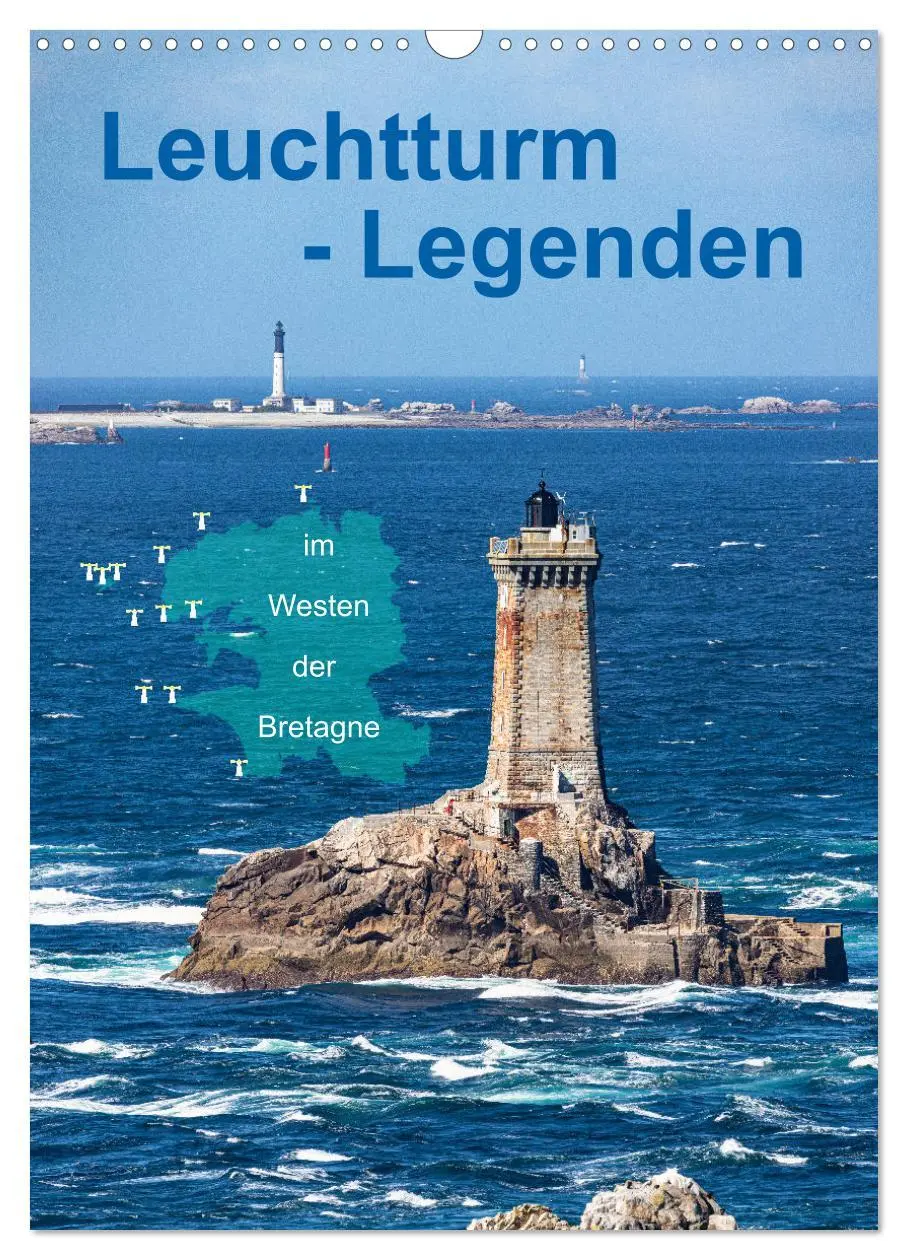 Cover: 9783516338973 | Leuchtturm-Legenden im Westen der Bretagne (Wandkalender 2026 DIN...