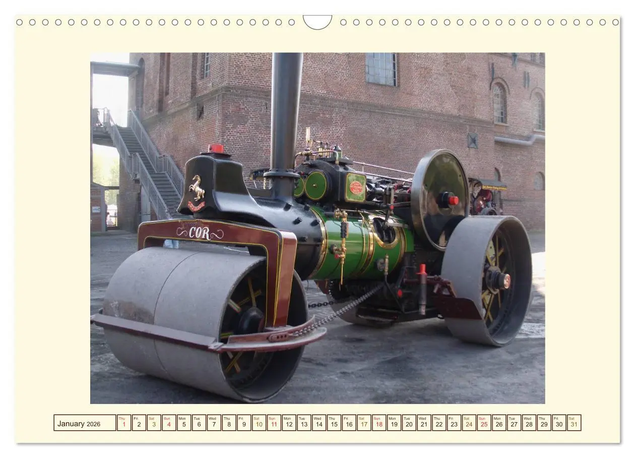 Bild: 9783516578973 | Steam engines (Wall Calendar 2026 DIN A3 landscape), CALVENDO 12...