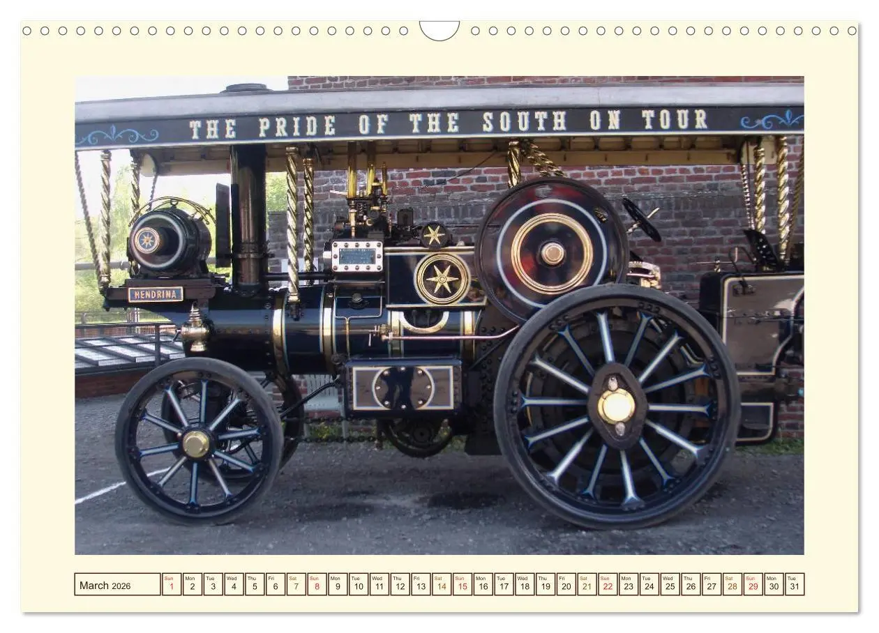 Bild: 9783516578973 | Steam engines (Wall Calendar 2026 DIN A3 landscape), CALVENDO 12...