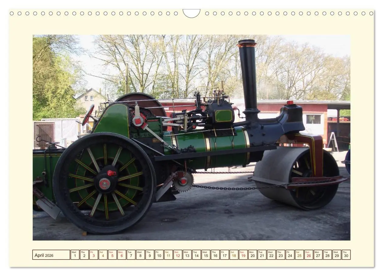 Bild: 9783516578973 | Steam engines (Wall Calendar 2026 DIN A3 landscape), CALVENDO 12...