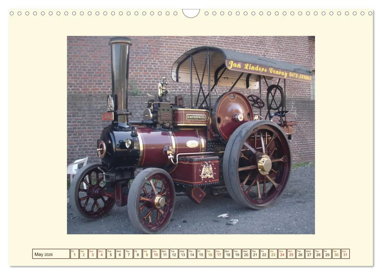 Bild: 9783516578973 | Steam engines (Wall Calendar 2026 DIN A3 landscape), CALVENDO 12...