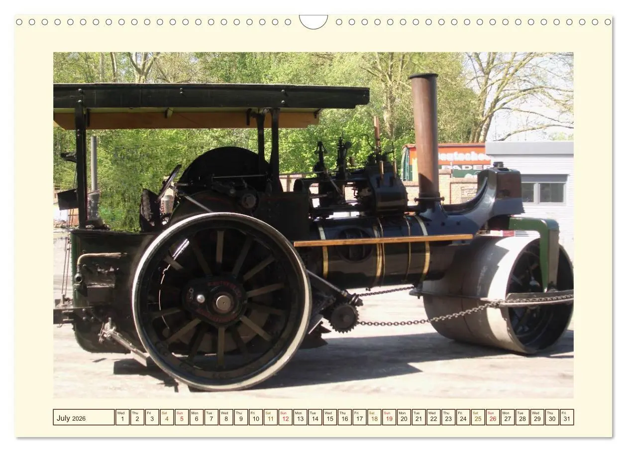Bild: 9783516578973 | Steam engines (Wall Calendar 2026 DIN A3 landscape), CALVENDO 12...