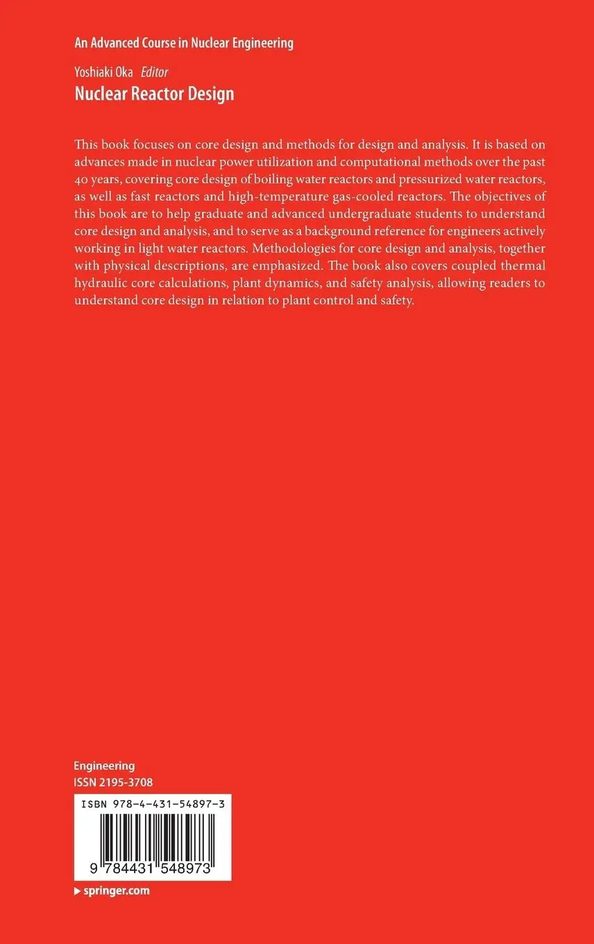 Rückseite: 9784431548973 | Nuclear Reactor Design | Yoshiaki Oka | Buch | xiii | Englisch | 2014