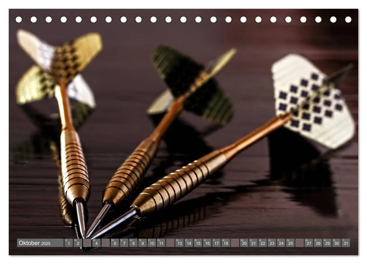 Bild: 9783435289073 | Darts. Konzentration - Sport - Spannung (Tischkalender 2025 DIN A5...