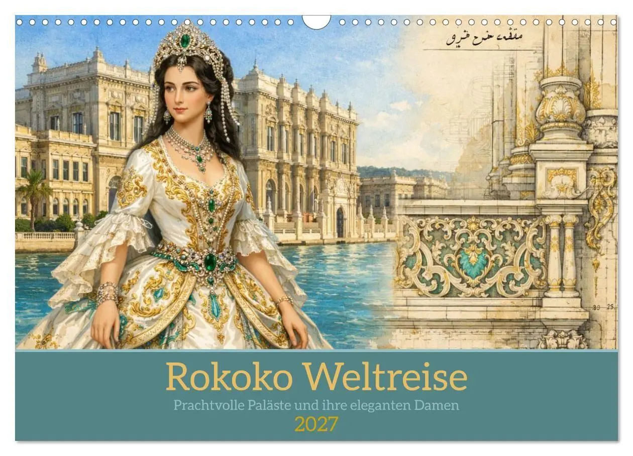 Cover: 9783516779073 | Rokoko Weltreise (Wandkalender 2027 DIN A3 quer), CALVENDO...