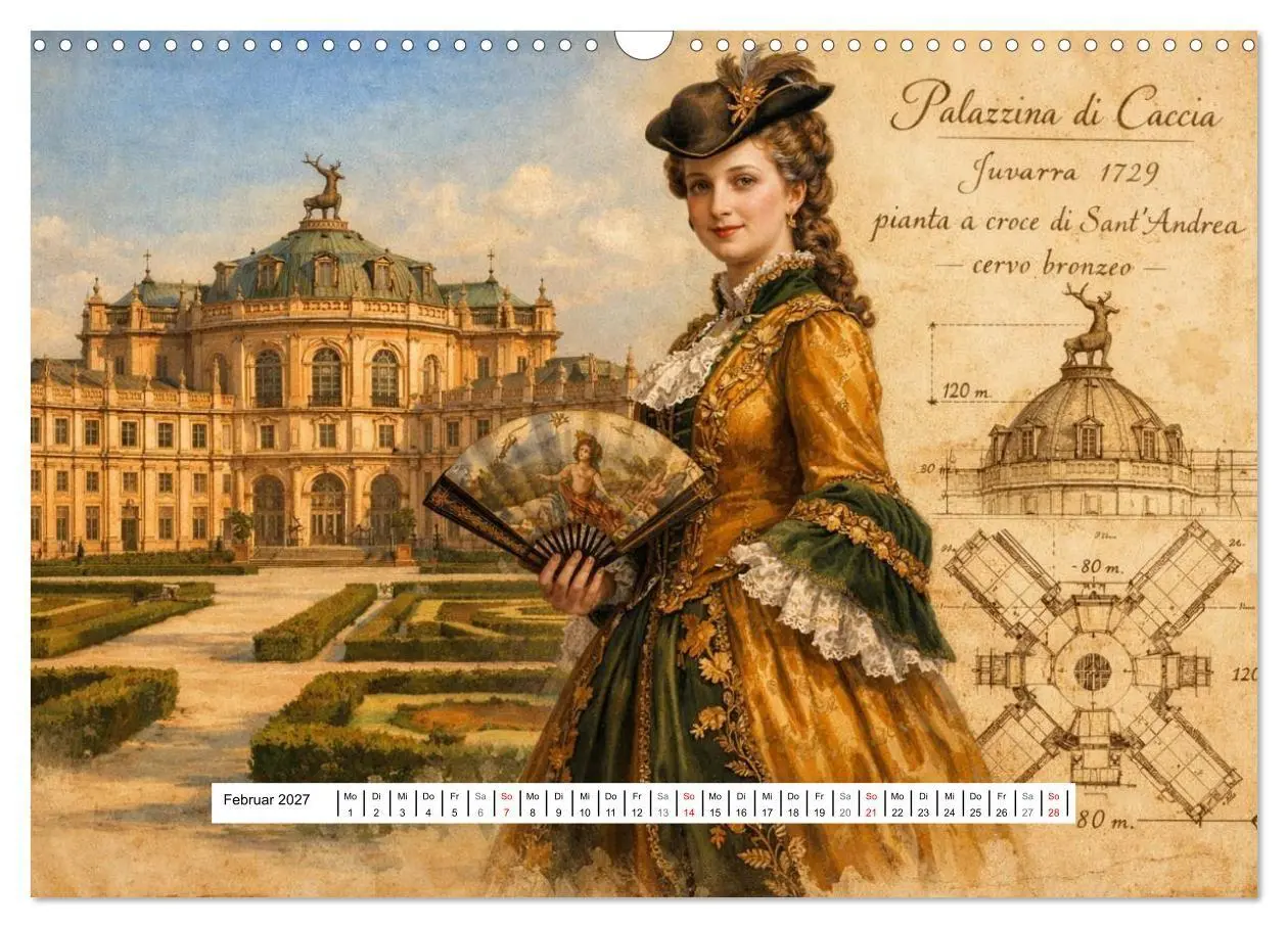 Bild: 9783516779073 | Rokoko Weltreise (Wandkalender 2027 DIN A3 quer), CALVENDO...