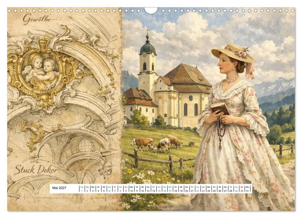 Bild: 9783516779073 | Rokoko Weltreise (Wandkalender 2027 DIN A3 quer), CALVENDO...