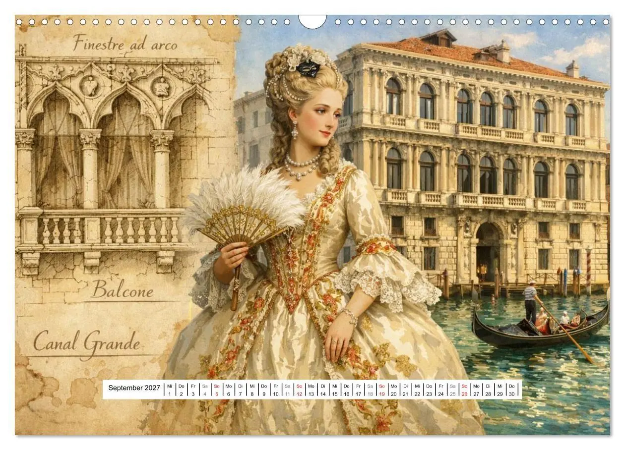 Bild: 9783516779073 | Rokoko Weltreise (Wandkalender 2027 DIN A3 quer), CALVENDO...
