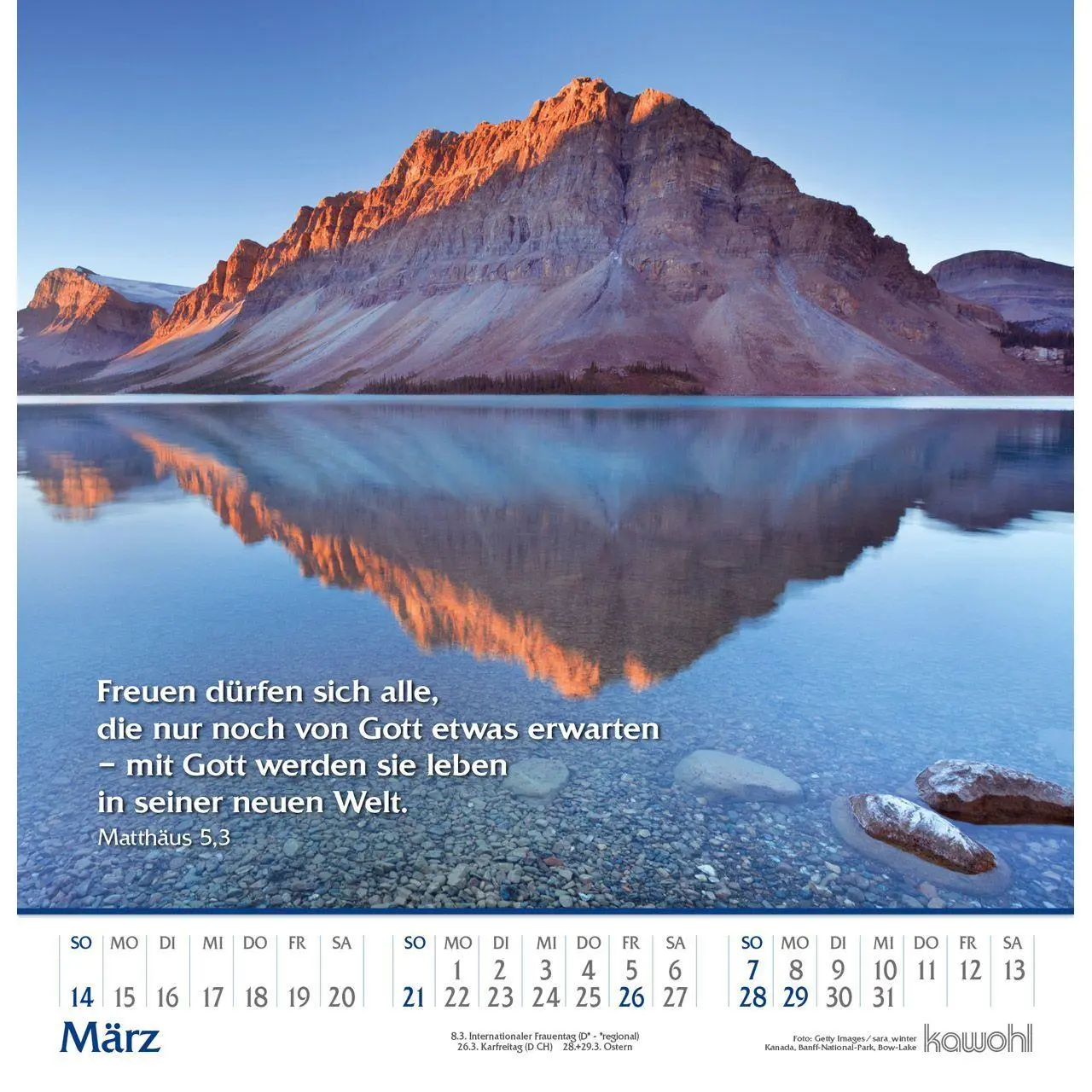 Bild: 9783754829073 | Glanz der Berge 2027 | Wandkalender mit Bergbildern und Bibelworten