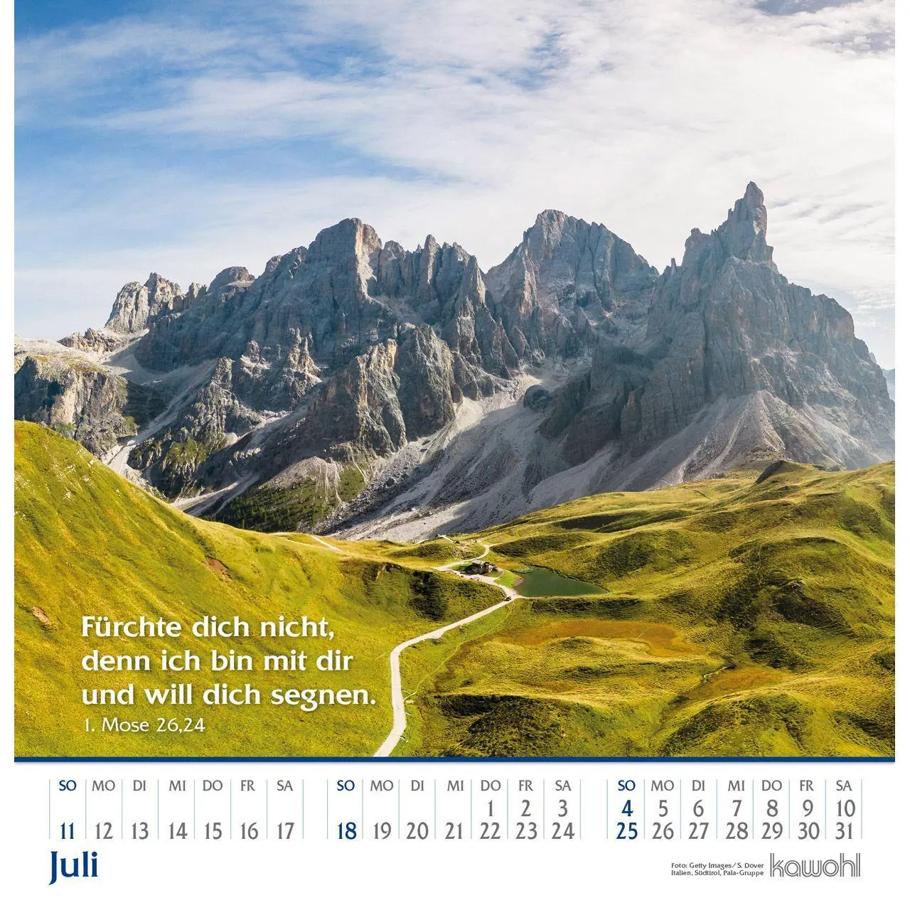 Bild: 9783754829073 | Glanz der Berge 2027 | Wandkalender mit Bergbildern und Bibelworten