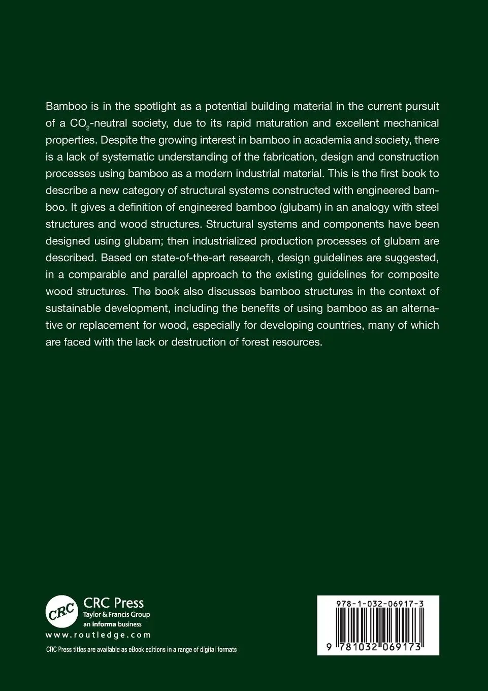 Rückseite: 9781032069173 | Engineered Bamboo Structures | Yan Xiao | Taschenbuch | Englisch