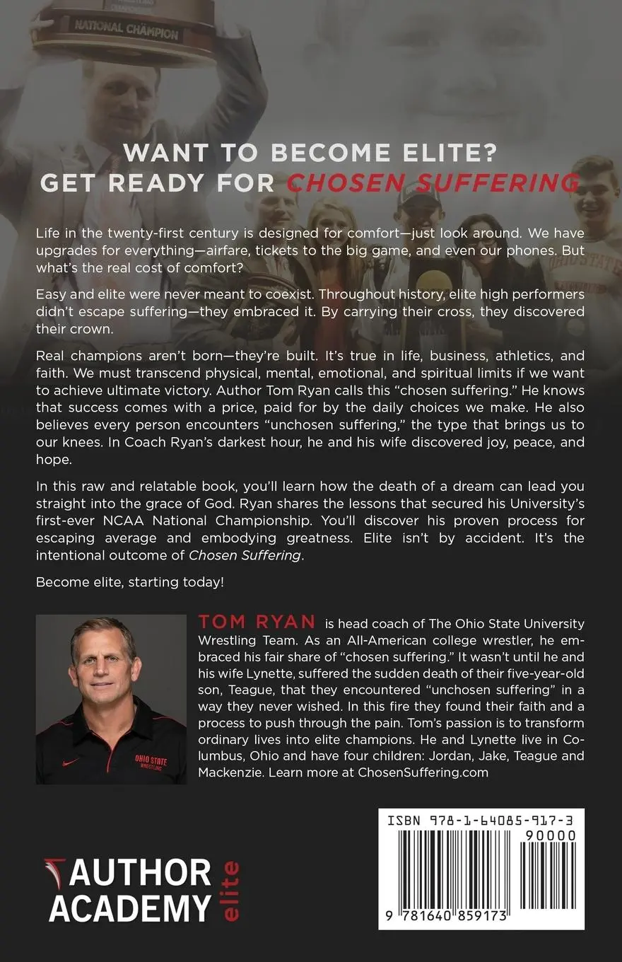 Rückseite: 9781640859173 | Chosen Suffering | Becoming Elite In Life And Leadership | Tom Ryan