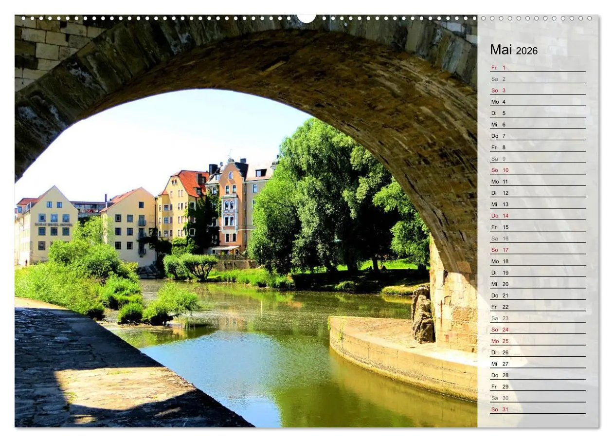 Bild: 9783457989173 | REGENSBURG - Impressionen (Wandkalender 2026 DIN A2 quer), CALVENDO...