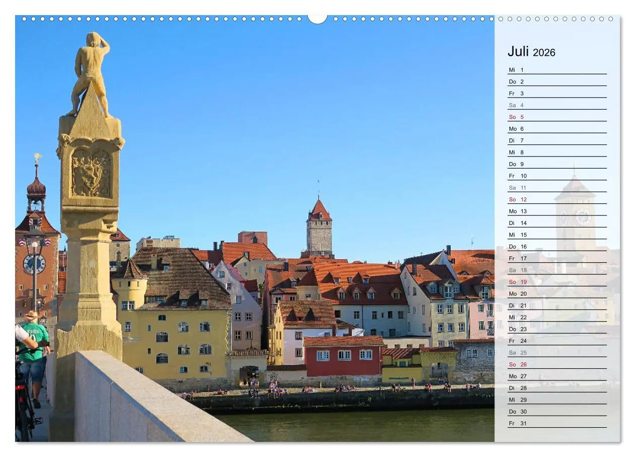 Bild: 9783457989173 | REGENSBURG - Impressionen (Wandkalender 2026 DIN A2 quer), CALVENDO...
