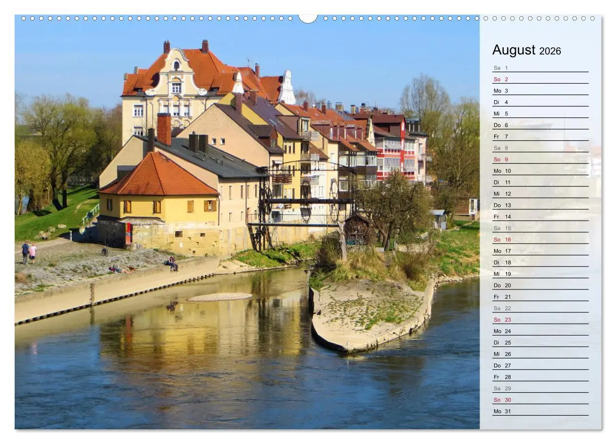 Bild: 9783457989173 | REGENSBURG - Impressionen (Wandkalender 2026 DIN A2 quer), CALVENDO...