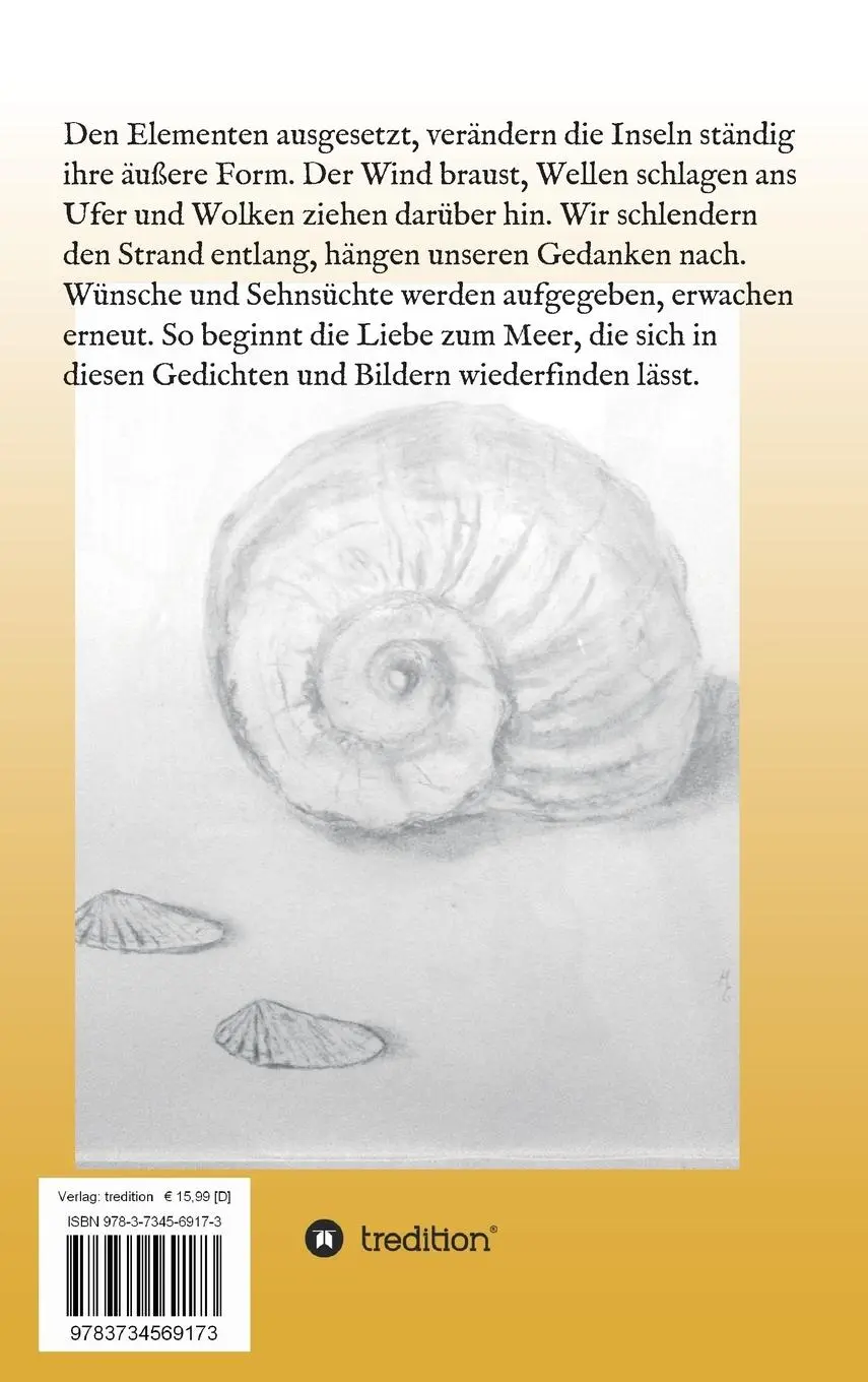 Rückseite: 9783734569173 | Wasser Wind und Wolken | Gedichte von Inseln und dem Meer | Gressmann