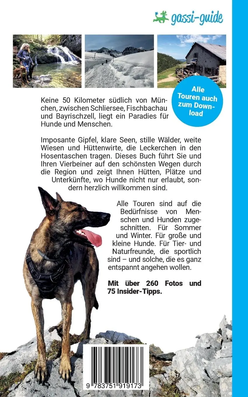 Rückseite: 9783751919173 | Die schönsten Touren mit Hund in der Region Schliersee Bayrischzell