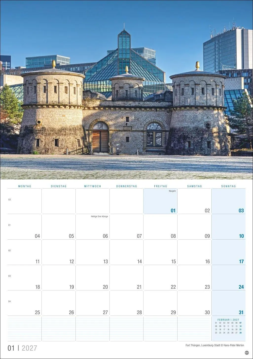 Bild: 9783756419173 | Luxemburg Planer 2027 | Kalender | 13 S. | Deutsch | 2027 | Heye