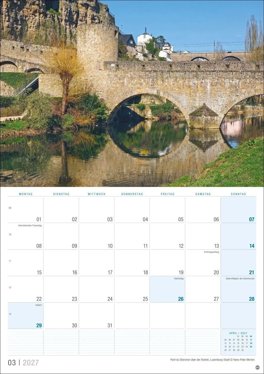 Bild: 9783756419173 | Luxemburg Planer 2027 | Kalender | 13 S. | Deutsch | 2027 | Heye