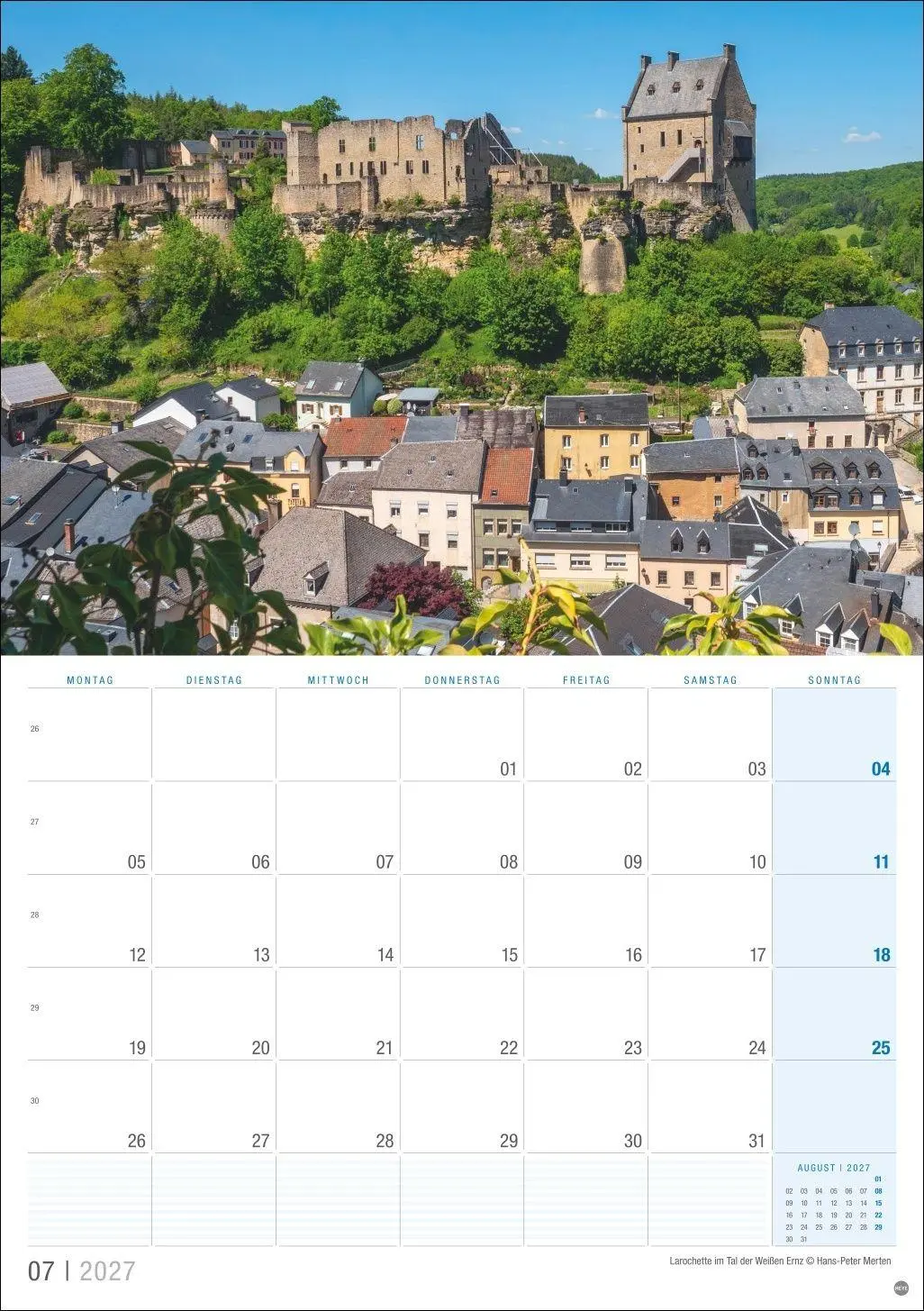 Bild: 9783756419173 | Luxemburg Planer 2027 | Kalender | 13 S. | Deutsch | 2027 | Heye