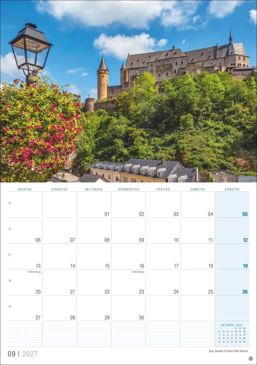 Bild: 9783756419173 | Luxemburg Planer 2027 | Kalender | 13 S. | Deutsch | 2027 | Heye