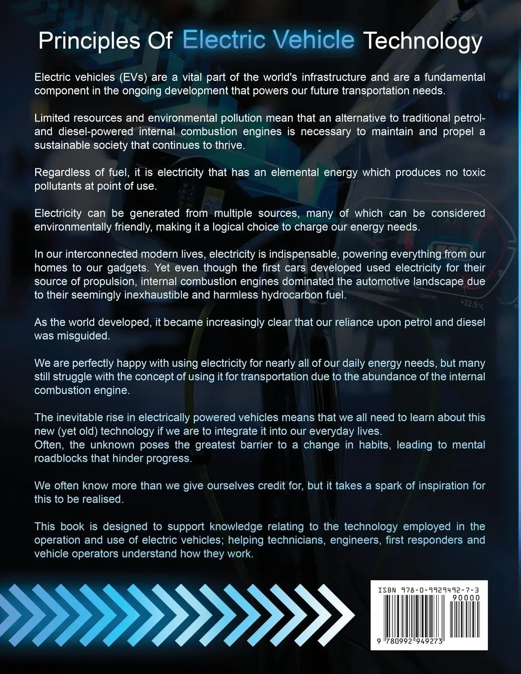 Rückseite: 9780992949273 | Principles of Electric Vehicle Technology | Graham Stoakes | Buch