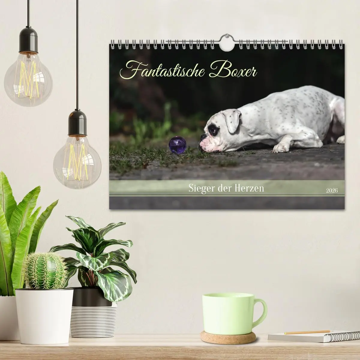 Bild: 9783457359273 | Fantastische Boxer - Sieger der Herzen (Wandkalender 2026 DIN A4...