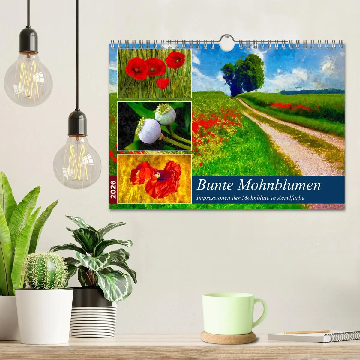 Bild: 9783457599273 | Bunte Mohnblumen - Impressionen der Mohnblüte in Acrylfarbe...