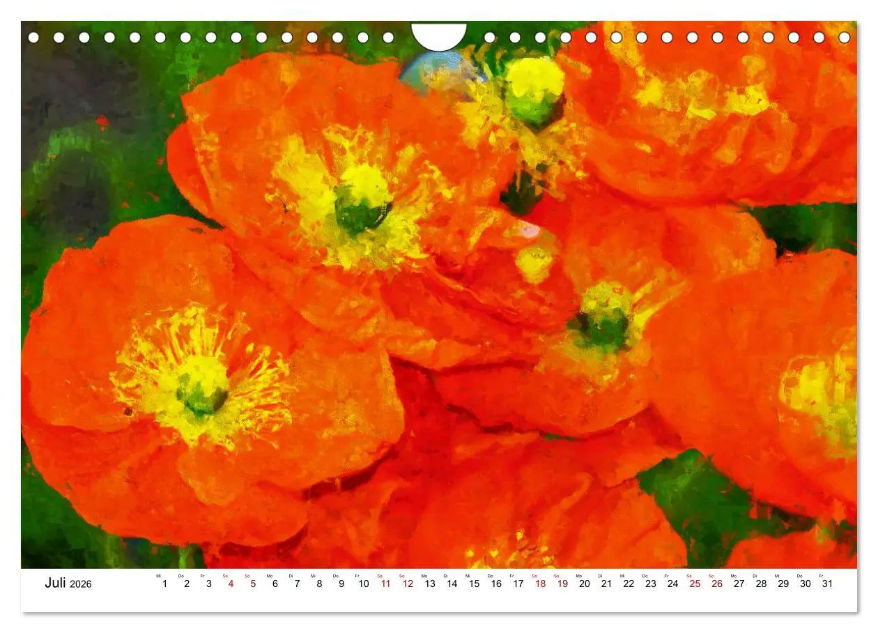 Bild: 9783457599273 | Bunte Mohnblumen - Impressionen der Mohnblüte in Acrylfarbe...