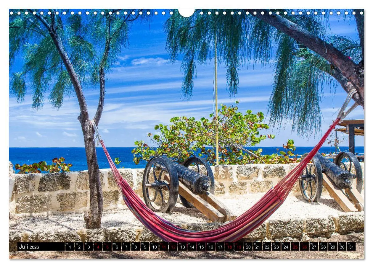 Bild: 9783457809273 | Barbados (Wandkalender 2026 DIN A3 quer), CALVENDO Monatskalender