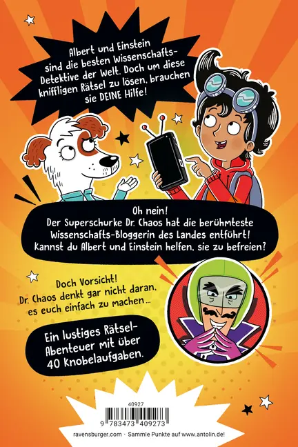 Bild: 9783473409273 | Albert &amp; Einstein, Band 1 - In den Fängen von Dr. Chaos | Tim Collins
