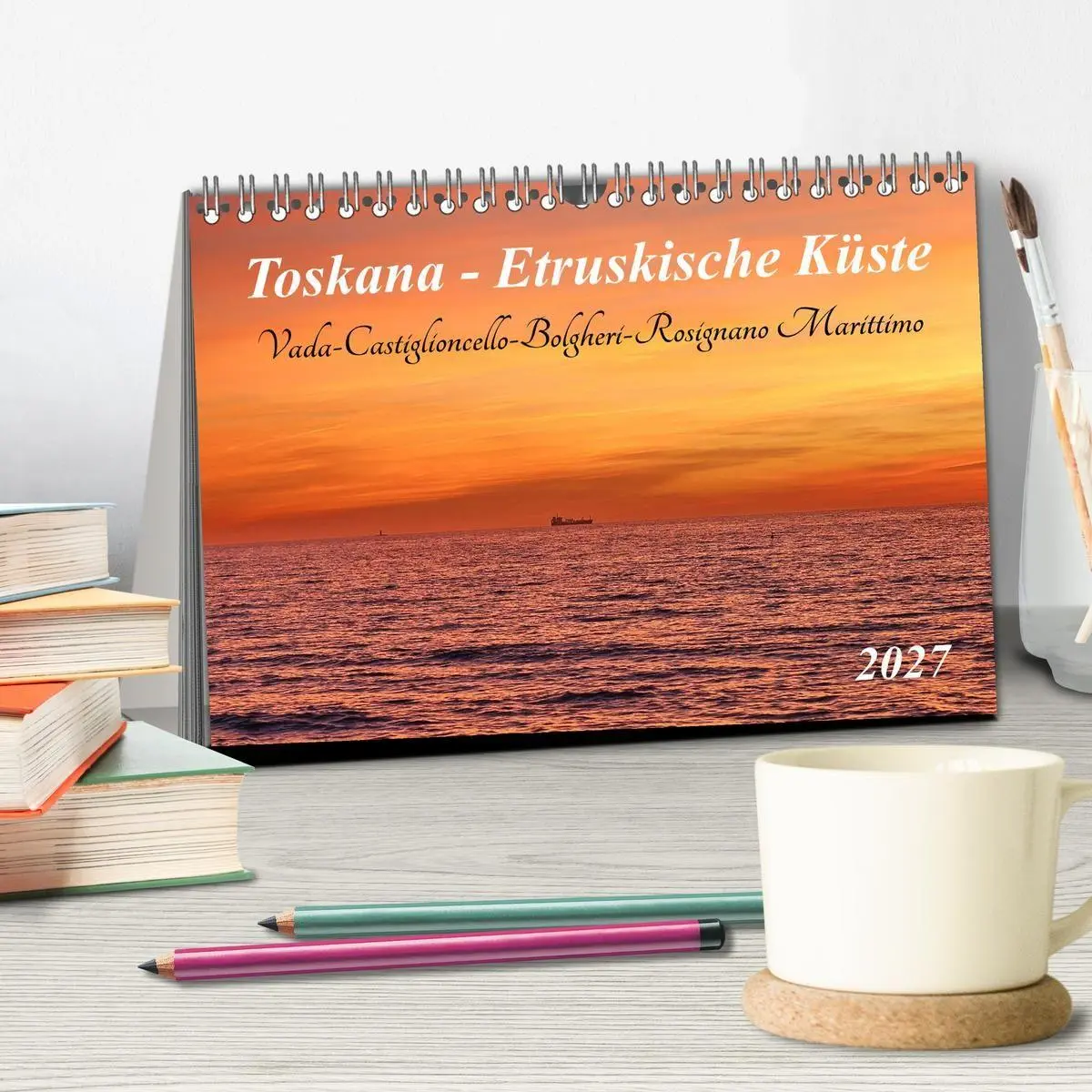 Bild: 9783516829273 | Toskana - Etruskische Küste (Tischkalender 2027 DIN A5 quer),...