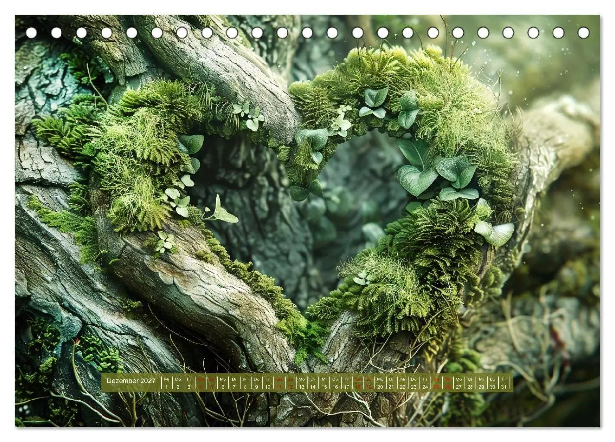 Bild: 9783569089273 | Mit dem Herzen der Natur (Tischkalender 2027 DIN A5 quer), CALVENDO...