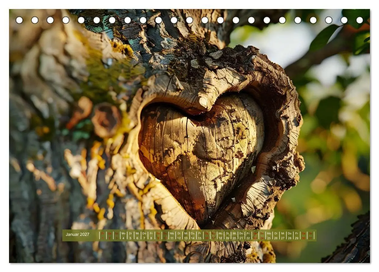 Bild: 9783569089273 | Mit dem Herzen der Natur (Tischkalender 2027 DIN A5 quer), CALVENDO...