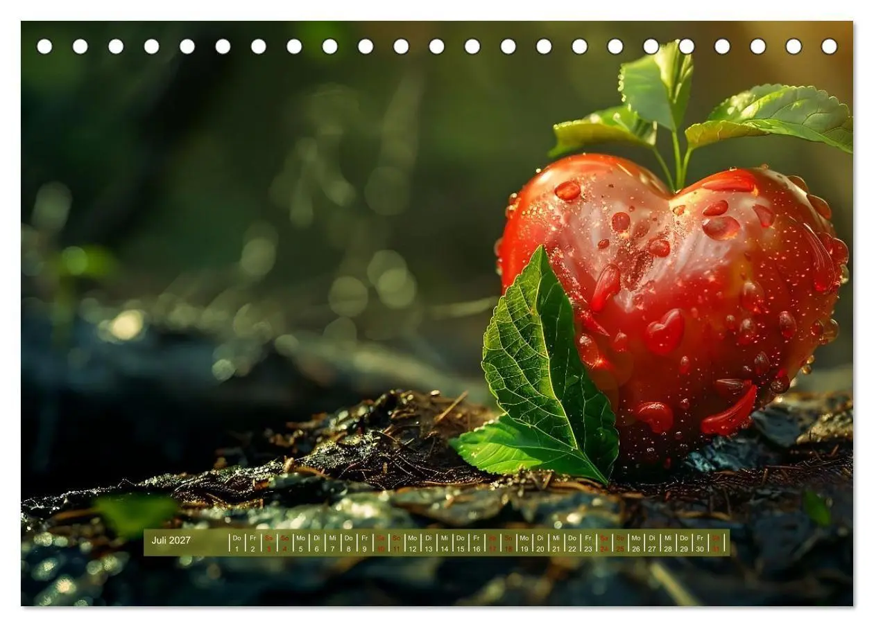 Bild: 9783569089273 | Mit dem Herzen der Natur (Tischkalender 2027 DIN A5 quer), CALVENDO...
