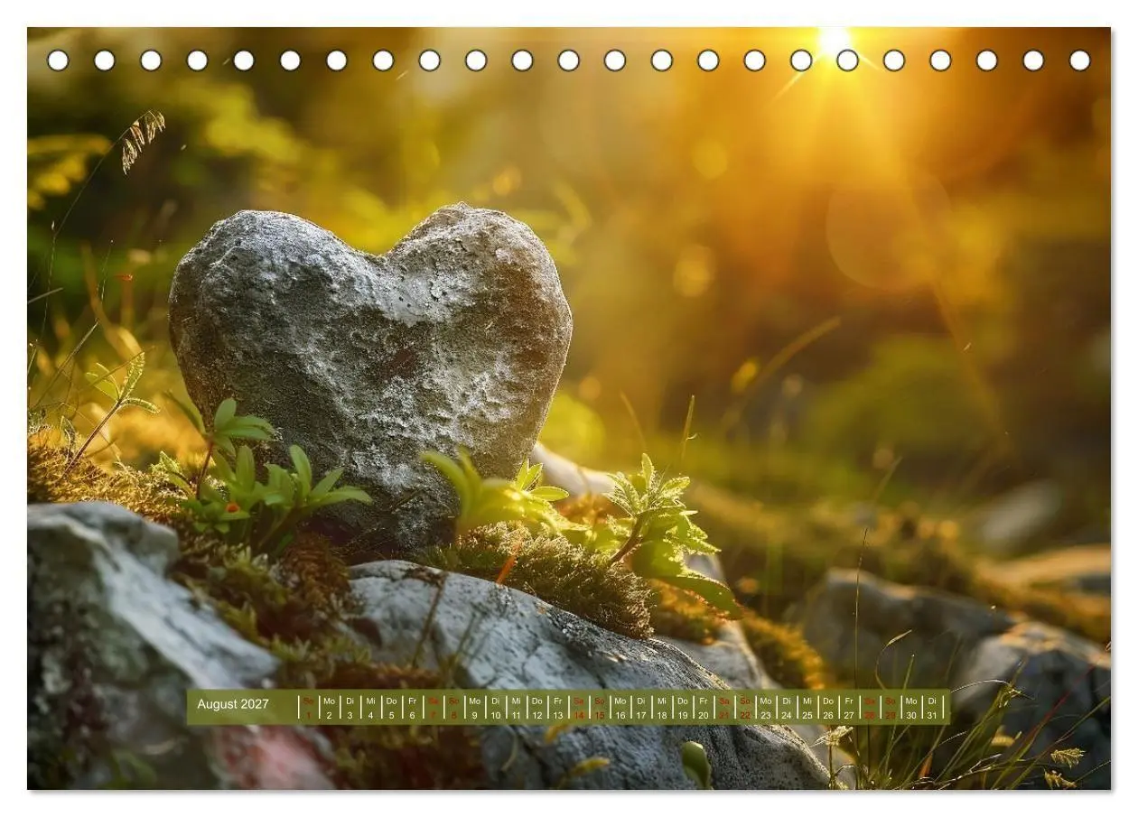 Bild: 9783569089273 | Mit dem Herzen der Natur (Tischkalender 2027 DIN A5 quer), CALVENDO...