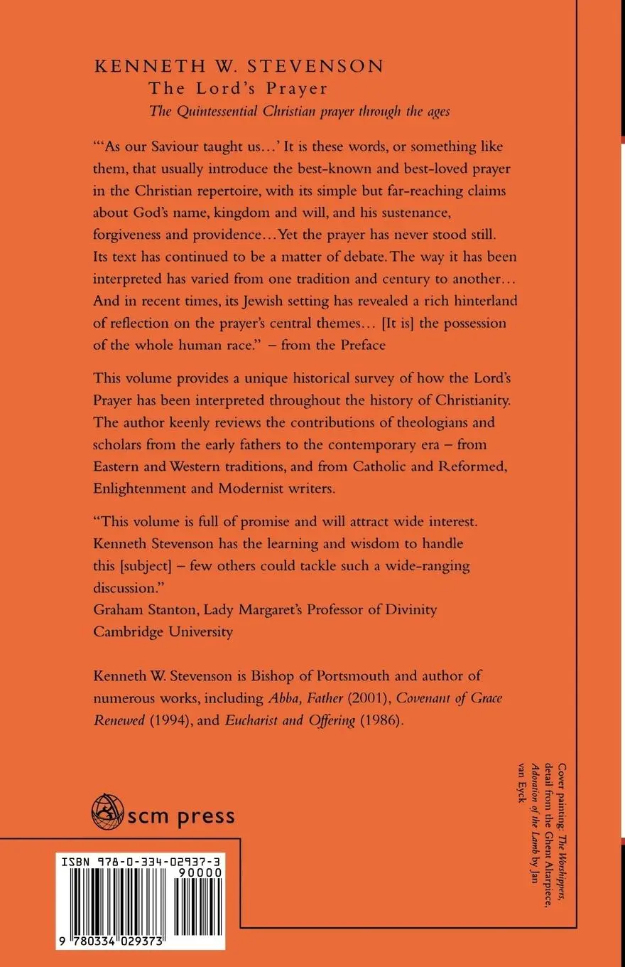 Rückseite: 9780334029373 | The Lord's Prayer | A Text in Tradition | Kenneth W. Stevenson | Buch