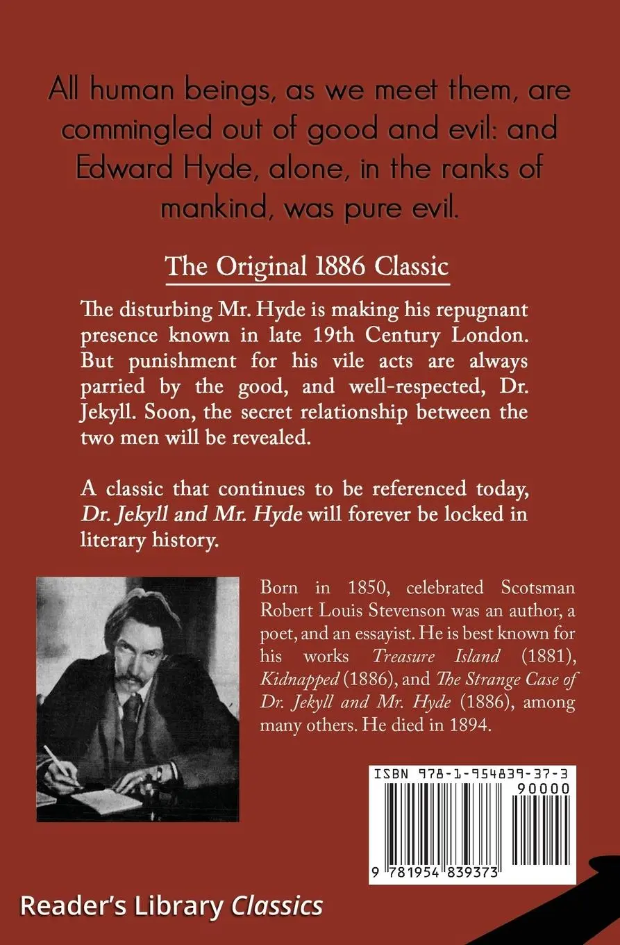 Rückseite: 9781954839373 | Dr. Jekyll and Mr. Hyde - the Original 1886 Classic (Reader's...