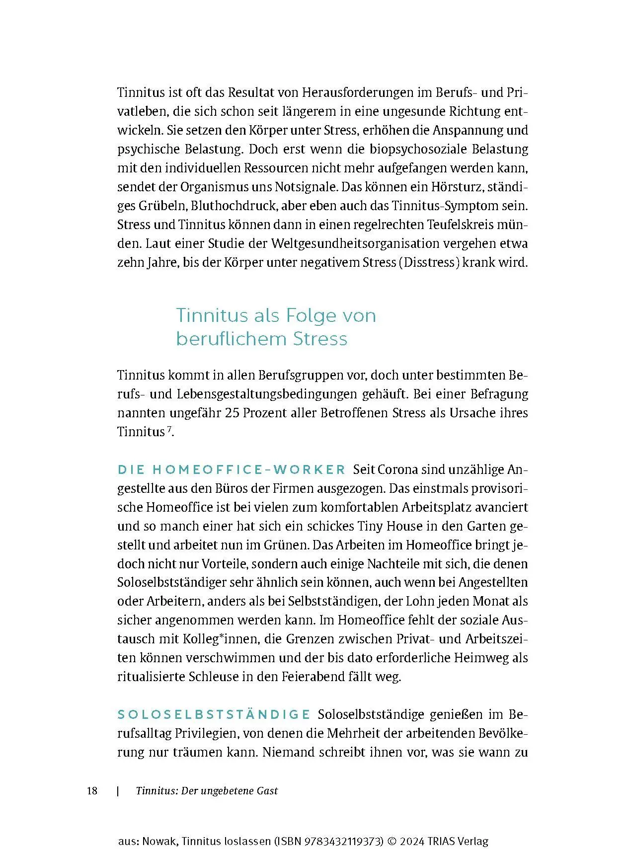Bild: 9783432119373 | Tinnitus loslassen | Annette Nowak | Taschenbuch | Broschiert (KB)