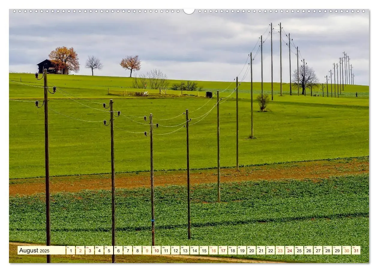 Bild: 9783435259373 | Strommasten - Wege des Stroms (Wandkalender 2025 DIN A2 quer),...