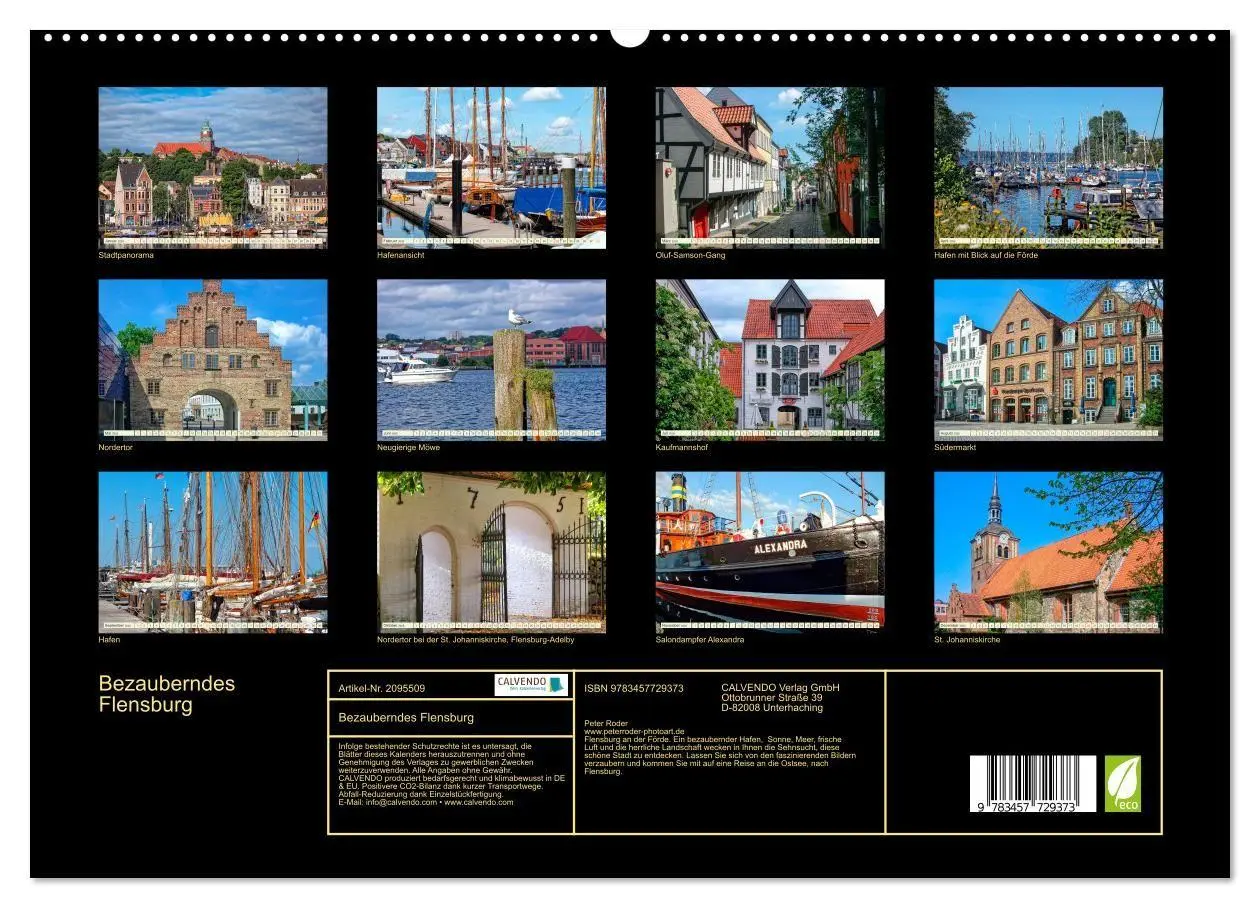 Bild: 9783457729373 | Bezauberndes Flensburg (hochwertiger Premium Wandkalender 2026 DIN...