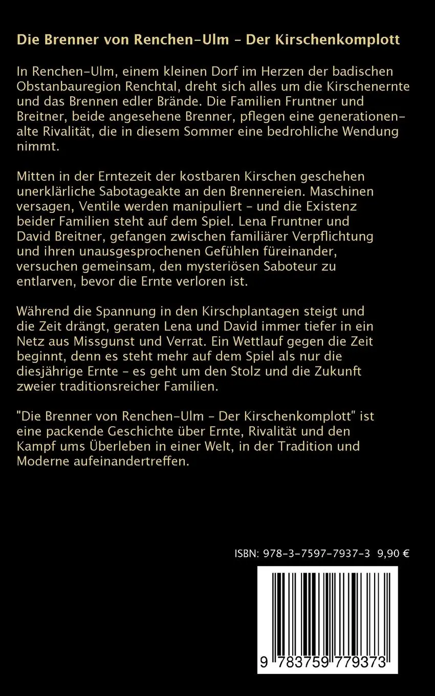 Rückseite: 9783759779373 | Die Brenner von Renchen-Ulm | Der Kirschenkomplott | Iris Klauenberg