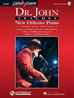 Cover: 9781495089473 | Dr. John Teaches New Orleans Piano - Complete Edition Book/Online...