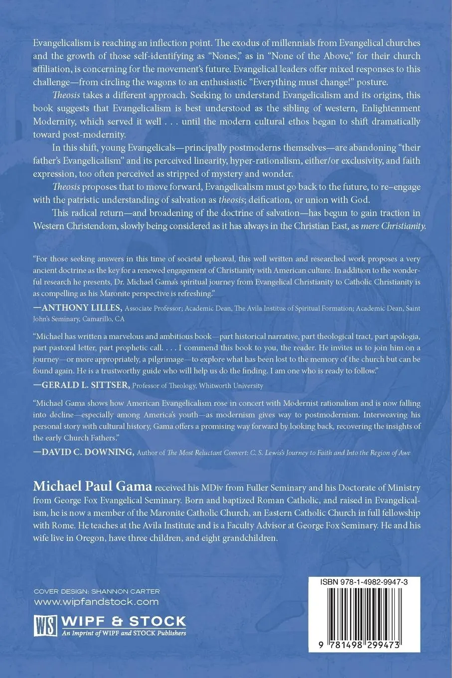 Rückseite: 9781498299473 | Theosis | Michael Paul Gama | Taschenbuch | Kartoniert / Broschiert