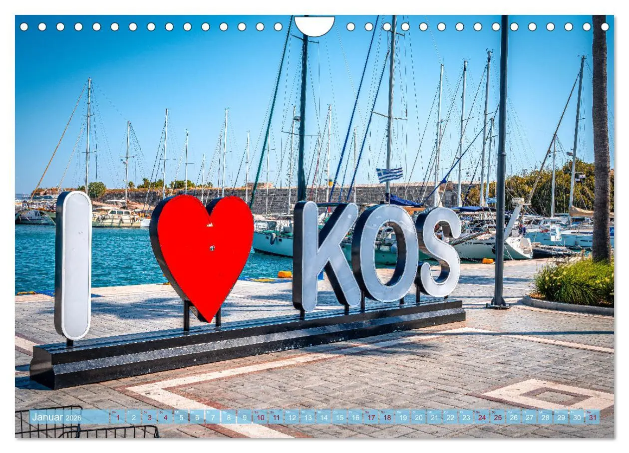 Bild: 9783457269473 | Insel Kos in Griechenland (Wandkalender 2026 DIN A4 quer), CALVENDO...
