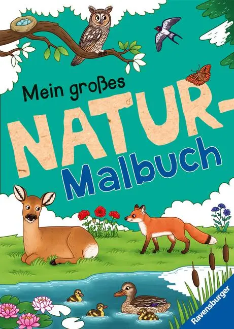 Cover: 9783473489473 | Mein großes Natur-Malbuch | Christina Berens | Taschenbuch | 96 S.