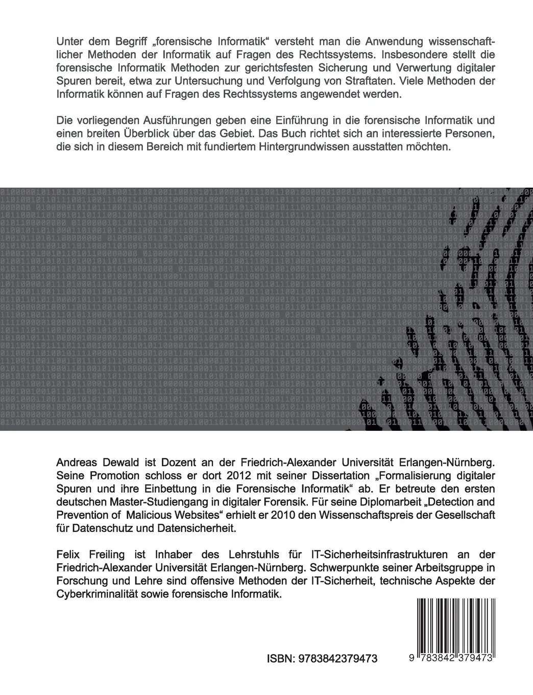 Rückseite: 9783842379473 | Forensische Informatik | Andreas Dewald (u. a.) | Taschenbuch | 288 S.