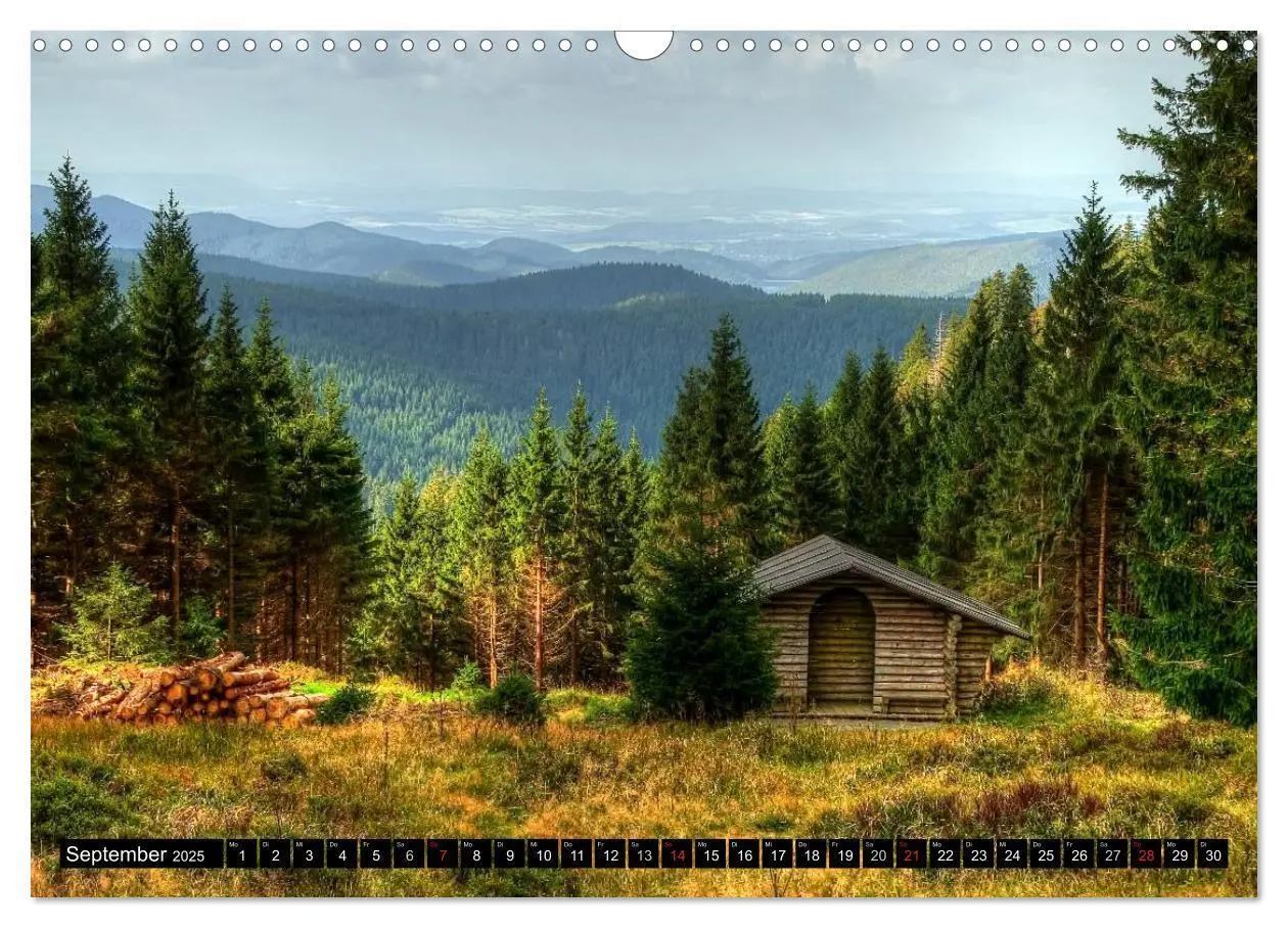 Bild: 9783435789573 | Harz Landschaften (Wandkalender 2025 DIN A3 quer), CALVENDO...